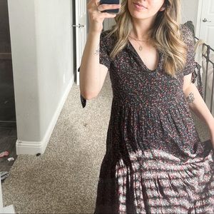Tiered Floral Madewell Maxi Dress